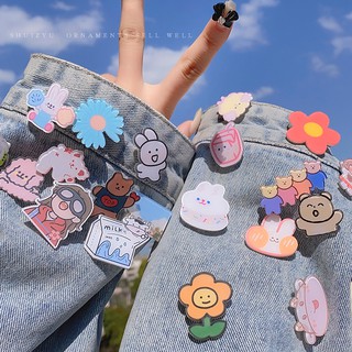 Japanese Cute Brooch Female Badge Cartoon Student Schoolbag Pin Accessories