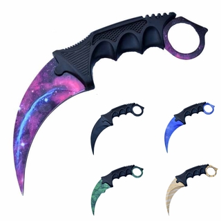 13cm Personality Reflective Car Stickers for CS GO Karambit Knife Graphics Colorful Fashion Laptop Camper Waterproof Decals