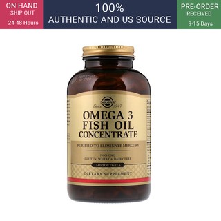 Solgar, Omega-3 Fish Oil Concentrate, 240 Softgels
