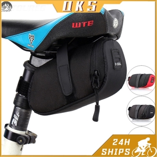 [QKS] Cycling Bike Bags Portable Bicycle Rear Waterproof Storage Saddle Bag