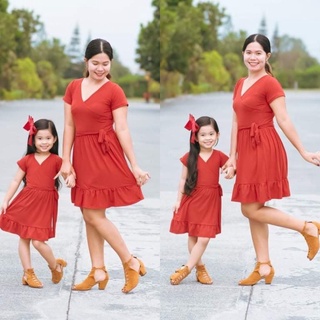 ♦▪mother and daughter overlap dress