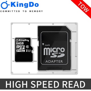 Memory Cards❍Kingdo Class10 128G/64G/32G Class10 Micro SD TF Memory Card & Adapter