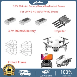 V9 VH9 Drone Spare Parts Battery/Propeller/Protection Frame/USB Cable/Remote Control Spare Parts