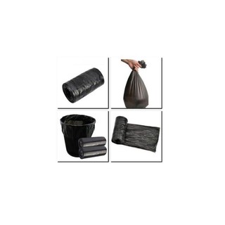 1 Roll Black Simple Home Garbage Bags (Star Seal Bottom) (3)