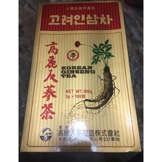 Food Staples✿Anti Stress Fatigue Korean Ginseng Tea 100 bags x3g