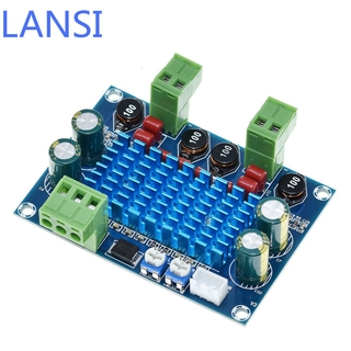 ❤ LANSI High Power Digital HIFI Power Amplifier Board 2*120W XH-M572 TPA3116D2 Chassis Dedicated Plug-in Input 5V 24V 28V output 120W