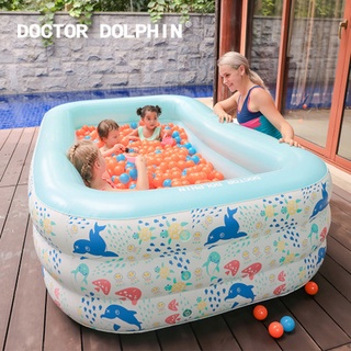 Children&#39;s pool Bobo pool Baby pool Inflatable pool Swimming pool Three-layer paddling pool