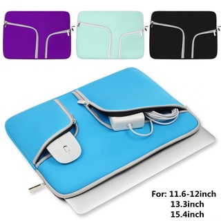 Macbook Laptop Bags Sleeve Cover Case Macbook 11.6 12 13 15inch Cover Zipper Bag