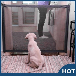 ▶Ver/COD◀Magic Mesh Puppy Gate Safe Guard Pet Enclosure Dog Fences