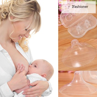 2pcs Silicone Nipple Protector Mothers Feeding Silicone Nipple Shield Breastfeeding Protection Cover