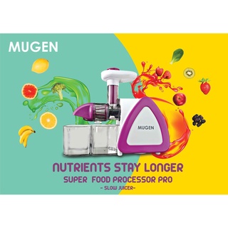 ❍[JML Official] Mugen Food Processor | Multi function Juicer, Vegetable Shredder Slicer Meat Mincer
