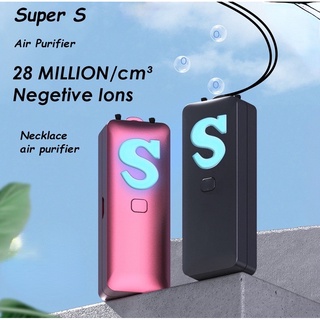 Wearable Portable Anion Negative ion Ozone Necklace Air Purifier Sanitiser 28mil Ionizer Pm 2.5 Can
