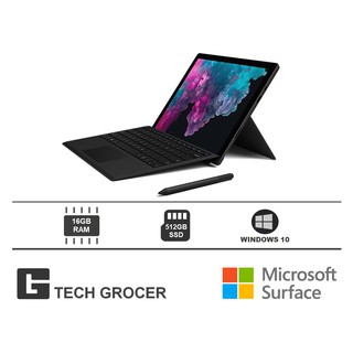 Microsoft Surface Pro 6 (Intel Core i7 / 512GB SSD / 16GB RAM) Black