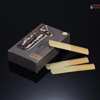 PSUPER High Grade Bb Tenor Saxophone Sax Bamboo Reeds Strength 2.5, 10pcs/ Box