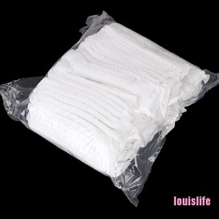 LLPH 100Pcs Hair Net Hat Bouffant Cap Disposable for Kitchen Food Medical Workers LLL (9)