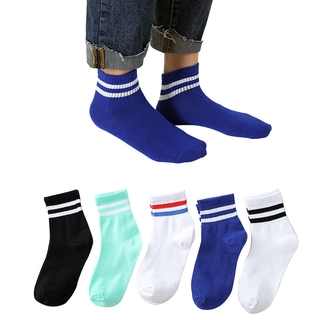 Socks Baseball Socks Stockings Couple Socks Harajuku Two Stripe Bar Socks
