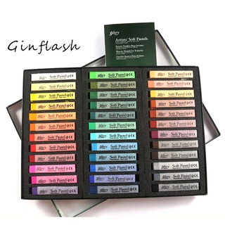 Ginflash Colorful Soft Pastels Drawing Art Set Soft Crayon Hair Chalk Colors Crayons Art