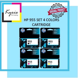 HP 955 Black, Cyan, Yellow, Magenta Original Ink Cartridge Set of 4