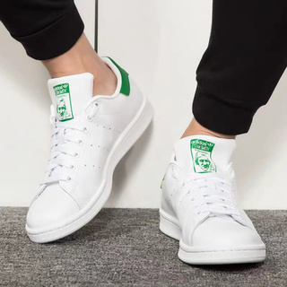 Adidas smith white/green shoes for women and men with box and paperbag