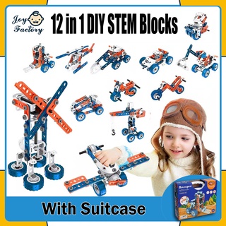 Building Toys for Kids Educational Construction Learning Toy Boys DIY 12 in 1 STEM Toys Age 6 7 8 9