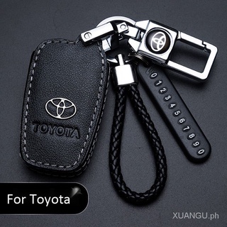 Toyota key cover new car logo keychain car keychain creative alloy metal key ring keychain