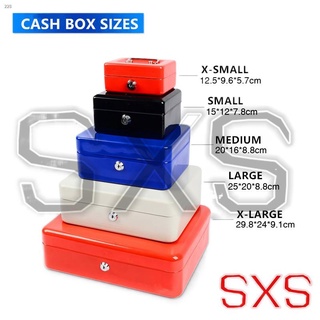 [wholesale]☼℡☽SXS Cash Box/ Portable Money Secret Security Safe Box Lock Metal