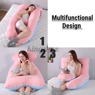 pillow quilt convenient bed✈Woman Pregnancy Pillow Cover U Shape Full Body Maternity Bolster Suppor
