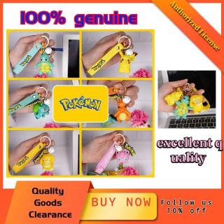 Genuine authorized Pikachu female cartoon cute doll key chain keychain pendant ornaments backpack