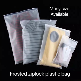 frosted ziplock seal storage plastic bag ziplock pouch ziplock plastic bag( for 1pc)