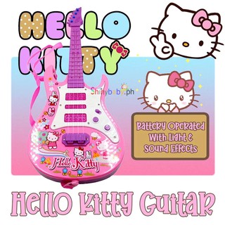 Hello KittyCartoon Musical Guitar w/ Sound & Light Effect Kids Gift Children Girls Musical Toys