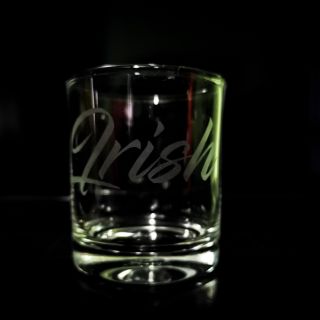 Personalized / Customized Etched Shot Glass / coffee glass