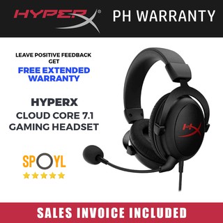 HyperX Cloud Core 7.1 Wired Gaming Headset for PC / PS4 / XBOX ONE / Nintendo / Desktop / Computer