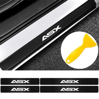 [Ready Stock]✗❈MITSUBISHI ASX 4PCS Car Door sill anti-stepping anti-collision strip Protector Sticke
