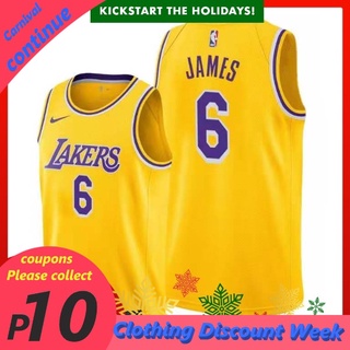 NBA Lakers 6 Lebron James Swingman Basketball Jersey For Active & Sport Wear City Edition