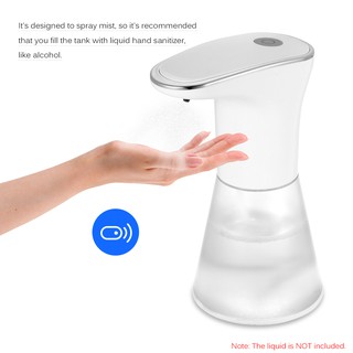 Automatic Induction Alcohol Dispenser Touchless Mist Spray Hand Hygiene Automatic Sensor Household Hand Cleaner USB Induction Sprayer 350ml