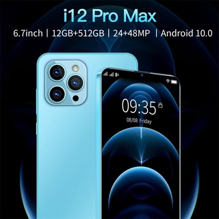 i12 Pro Max Cellphone Sale 12+512GB Phone 6.7inch Screen Original Sale HD 5G Mobile Phone (2)