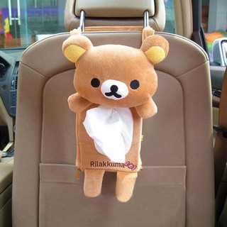 Cute Animal Car Tissue Holder Back Hanging Box Covers Napkin Paper Box