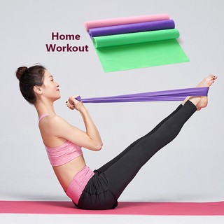Home Exercise Equipment Resistance Bands Pilates/Yoga Training Fitness Latex Elastic Band Workout Expander