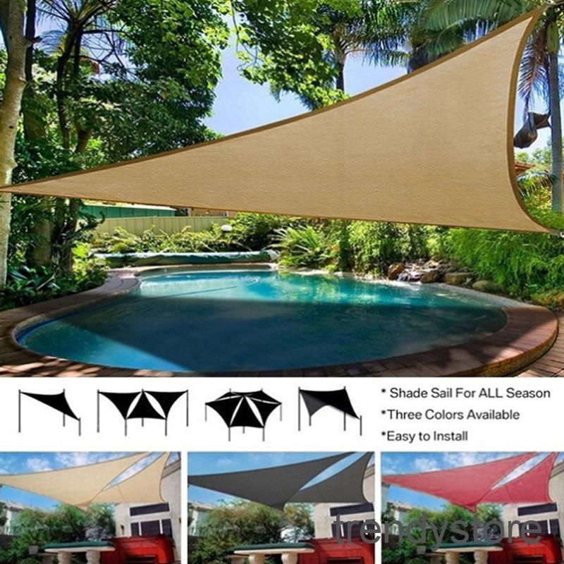 Sun Shade Sail Garden Patio Swimming Pool Awning Canopy Sunscreen UV Outdoor
