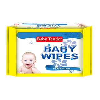 Baby Tender Baby Wipes 80's Pack of 1 (2)