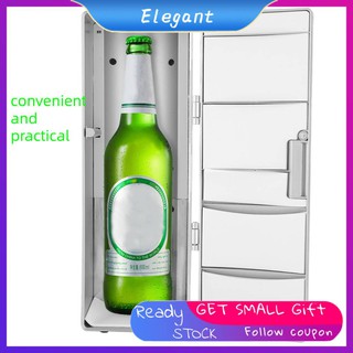 [Ele] Portable USB Mini Fridge Freezer Refrigerator Cooler and Warmer For Home Office Car Boat