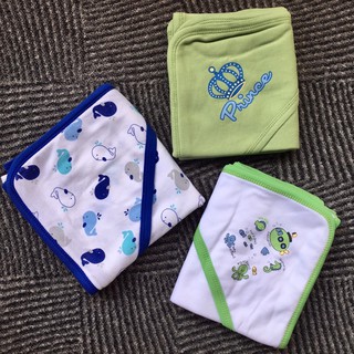 RECEIVING BLANKETS and BATH TOWELS (Hooded Baby Wrap) BOYS