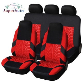 seat cover■┇SuperAuto Car Seat Covers Full Set Car Seat Protector Tire Pattern Fit For Toyota Wigo H
