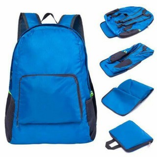 2 way Foldable waterproof bag pack Back Pack Travel Bag Pack