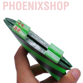 Phoenixshop Green + Black FCS G5 Surf Fins Surfboard Fiberglass Comb Tri Set Thruster
