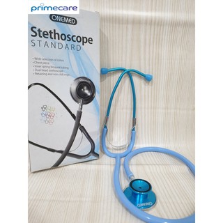 Dual Head Aluminum Non Chill Ring Stethoscope for Medical Tools