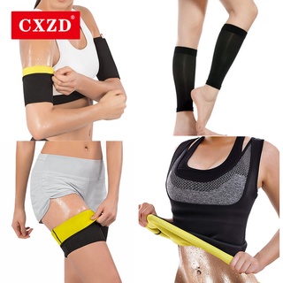 CXZD New Women Shapers Sweat Sauna Slimming shirt Body Shapewear Arms and Leg Sleeves Thigh Trainer