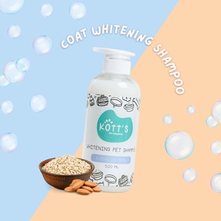 Kott’s Pet Coat Whitening Shampoo - Bleach-free and Hypoallergenic