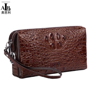 New product sale genuine crocodile handbags men s leather men s wallet bag long wallet clutch bag la