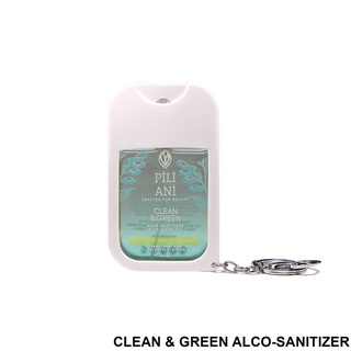 [healthy] CLEAN & GREEN ALCO-SANITIZER WITH ACCESSORIES houX